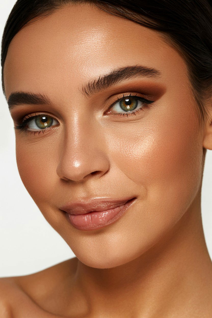 Latte Makeup Look - 25 Valentine's Day Bronzer Looks