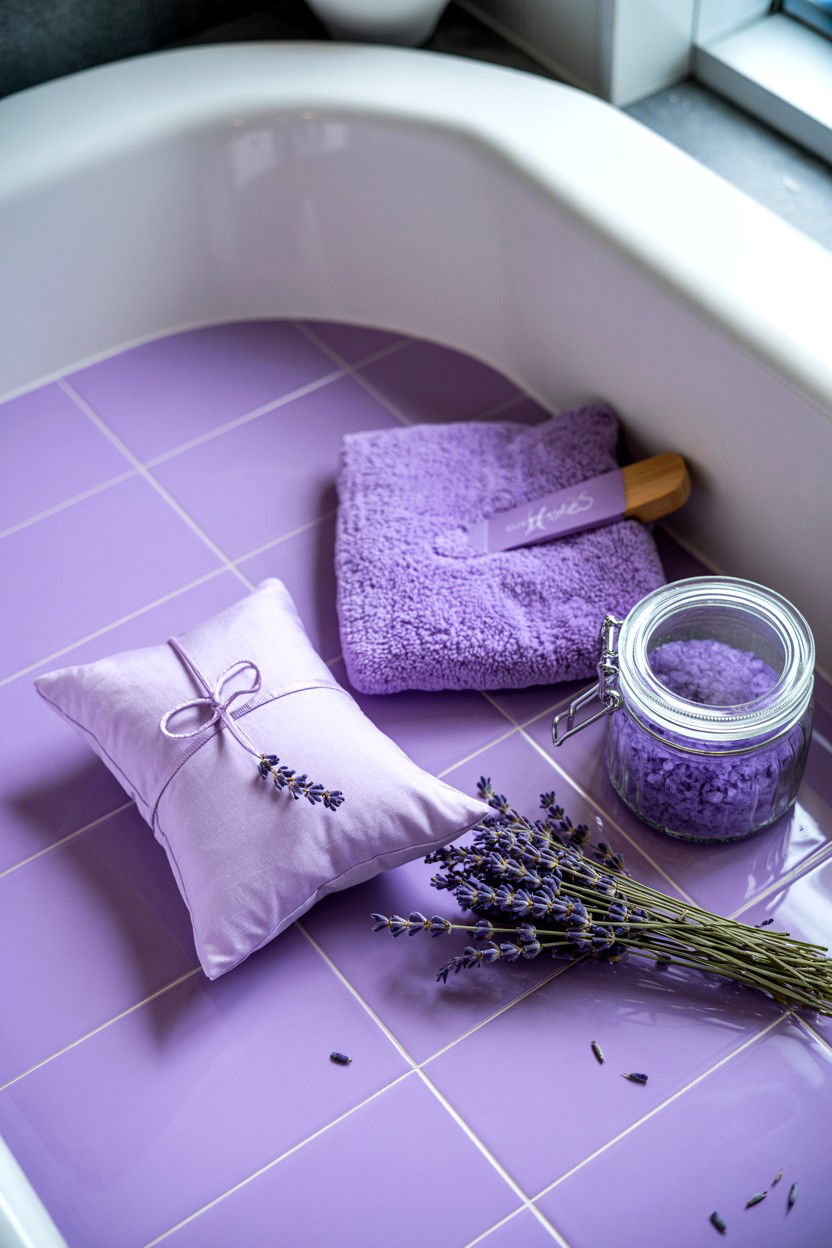 Lavender Bath - 25 Valentine's Day Relaxation Ideas