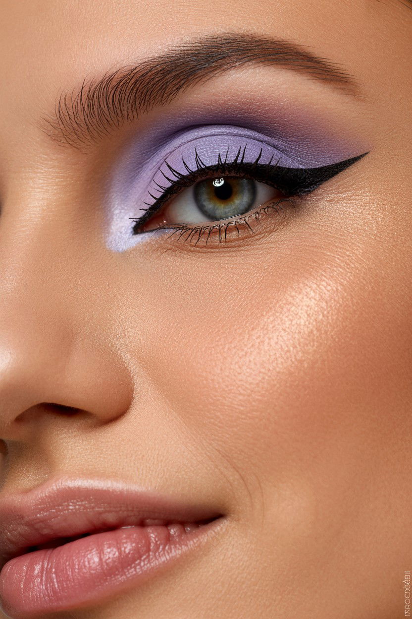 Lavender Eye Makeup - 25 Soft Glam Valentine's Day Makeup