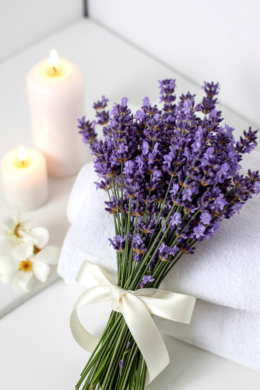 Lavender Flower Bundle - 25 Valentine's Day Flower Gift Ideas