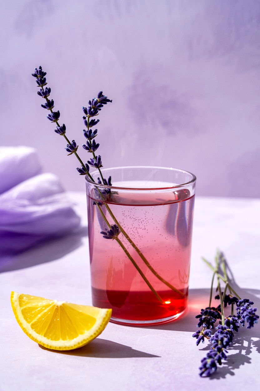 Lavender Honey Hot Toddy - 25 Valentine's Day Hot Toddy Ideas