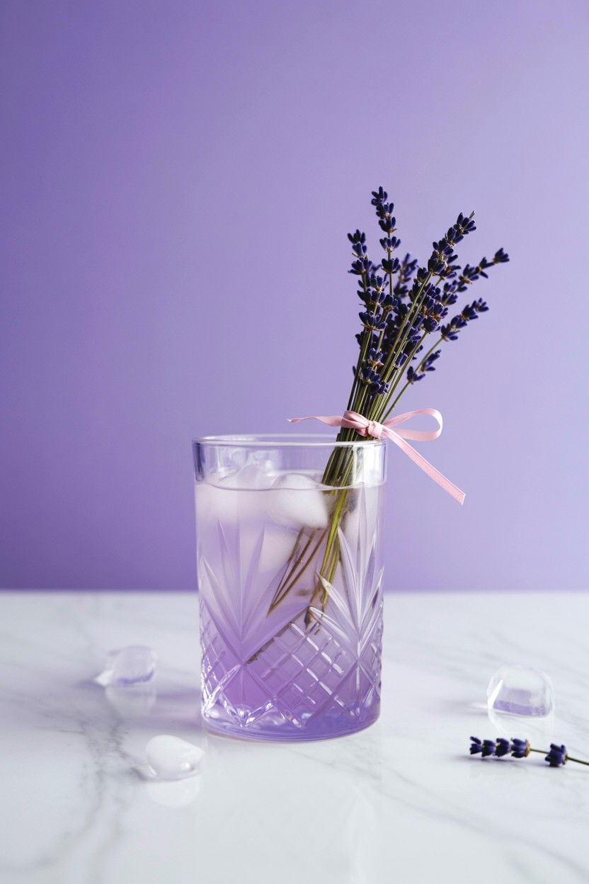 Lavender Lemonade - 25 Valentine's Day Mocktail Ideas