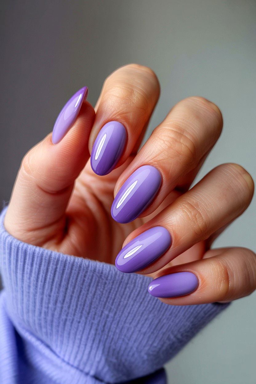 Lavender Ombre Nails - 25 Ombre Valentine's Day Nail Ideas