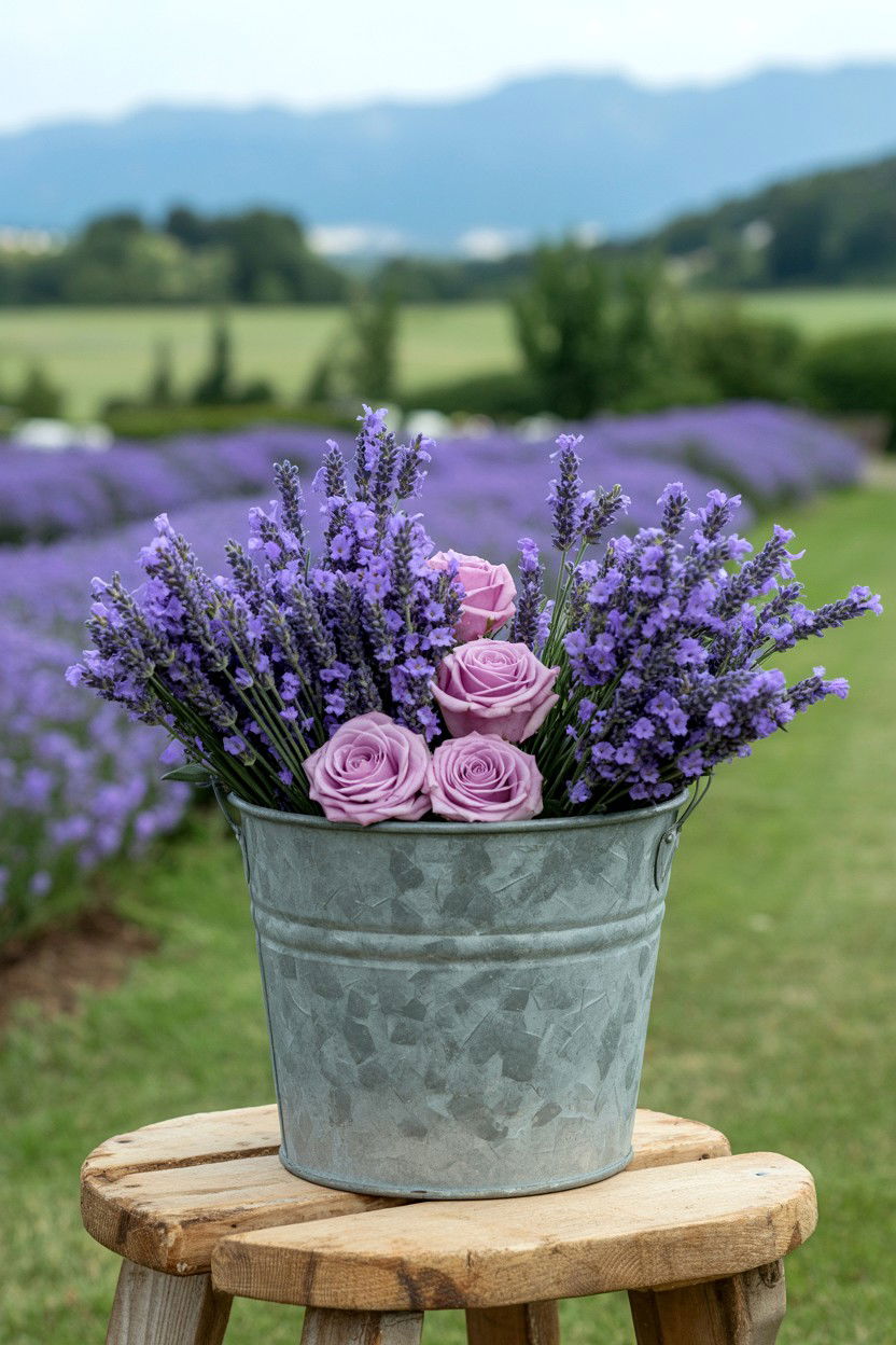Lavender Wedding Flowers - 25 Valentine's Day Wedding Flower Ideas