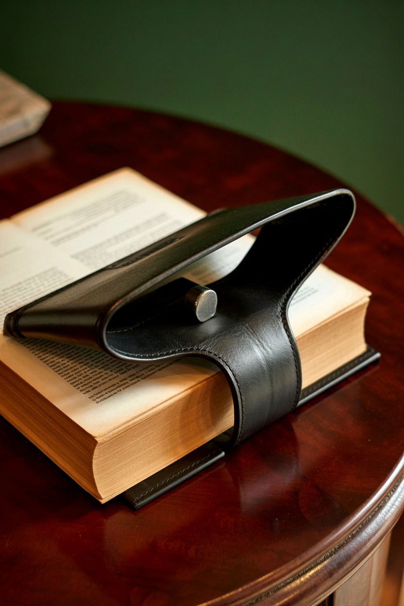 Leather Book Weight - 25 Bookworm Valentine's Day Gifts for Him