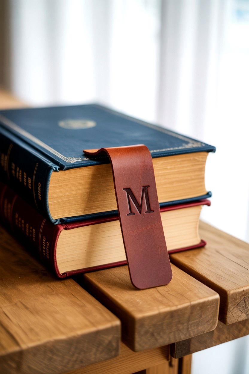 Leather Bookmark - 25 Bookworm Valentine's Day Gifts for Him
