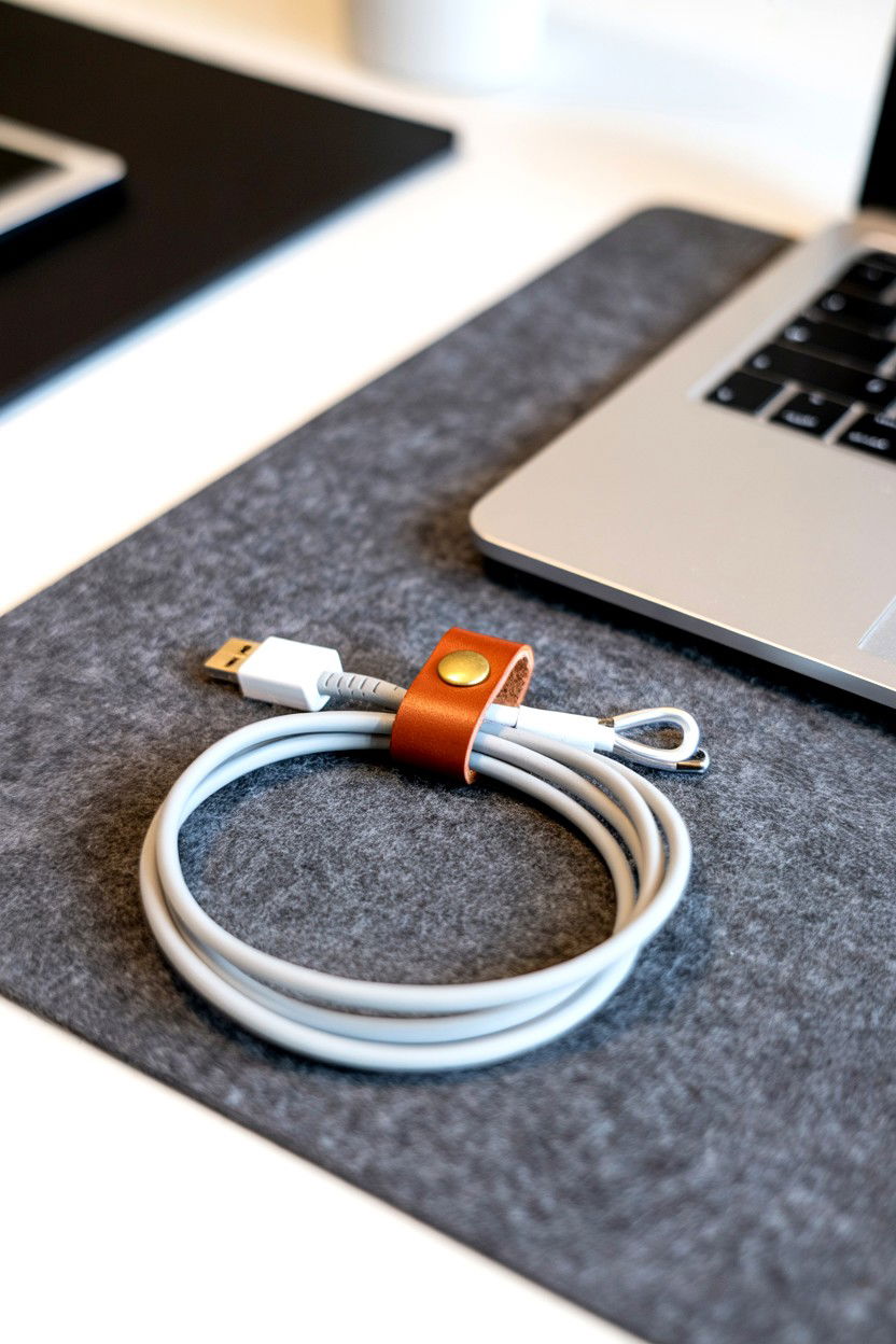 Leather Cord Organizer - 25 Cheap Valentine's Day Gift Ideas