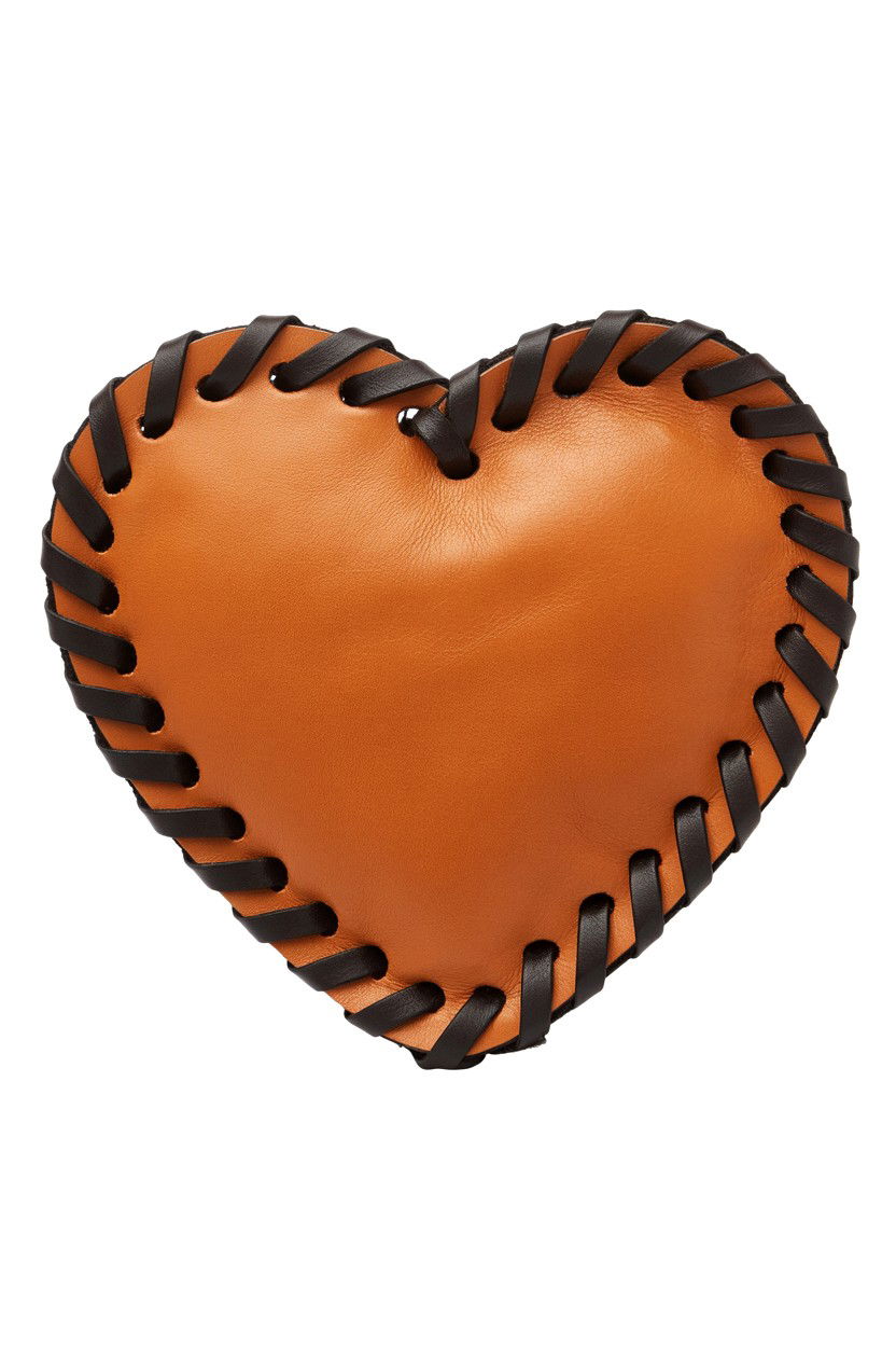 Leather Heart Pouch - 25 Valentine's Day Pouch Ideas