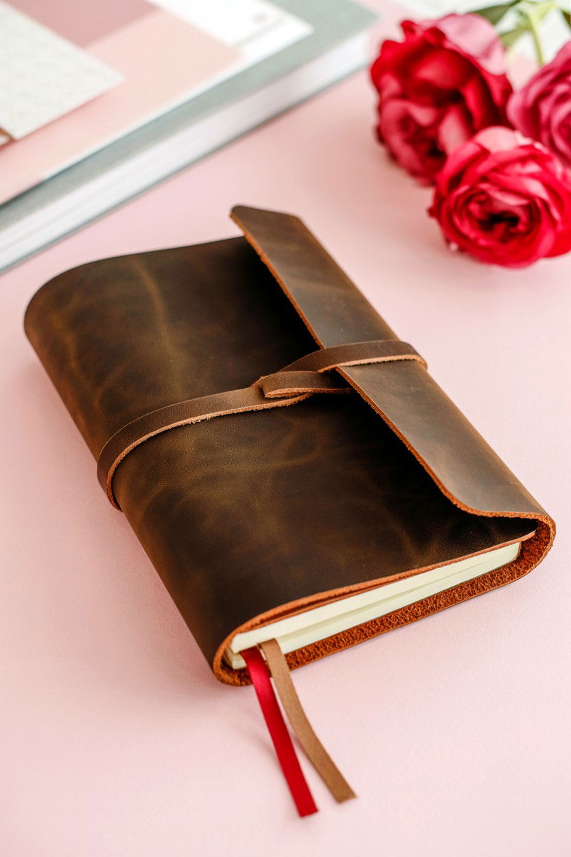 Leather Journal - 25 Valentine's Day Gifts for Mom
