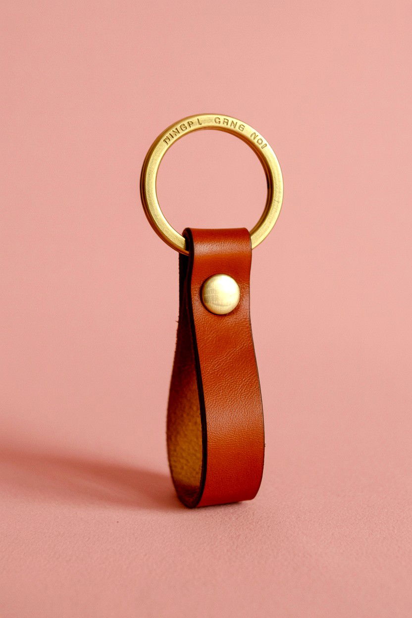 Leather Keychain - 25 Under $10 Valentine's Day Gift Ideas