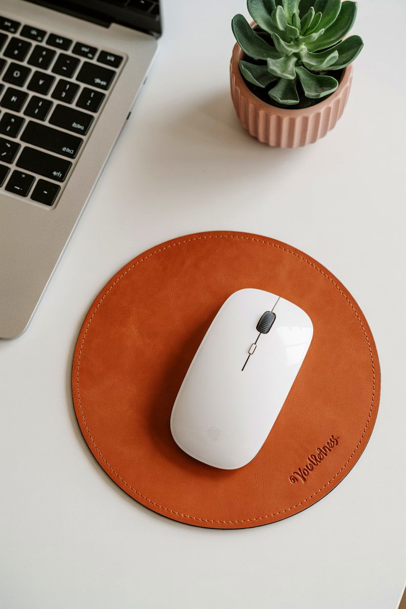 Leather Mouse Pad - 25 Valentine's Day Gifts for Coworkers