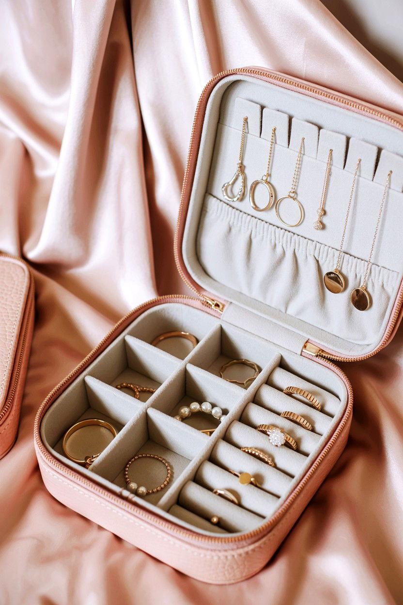 Leather Travel Jewelry Case - 25 Valentine's Day Gifts for Sister