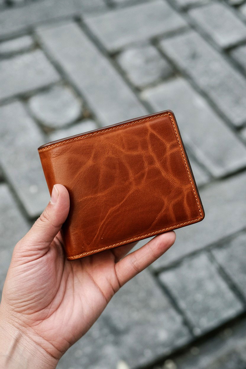 Leather bifold wallet - 25 Practical Valentine's Day Gifts for Him