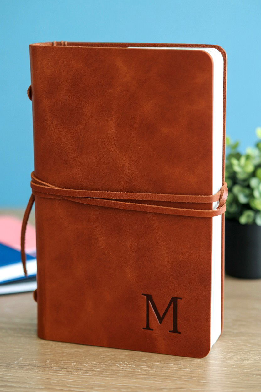Leather journal for teachers - 25 Valentine's Day Teacher Gift Ideas
