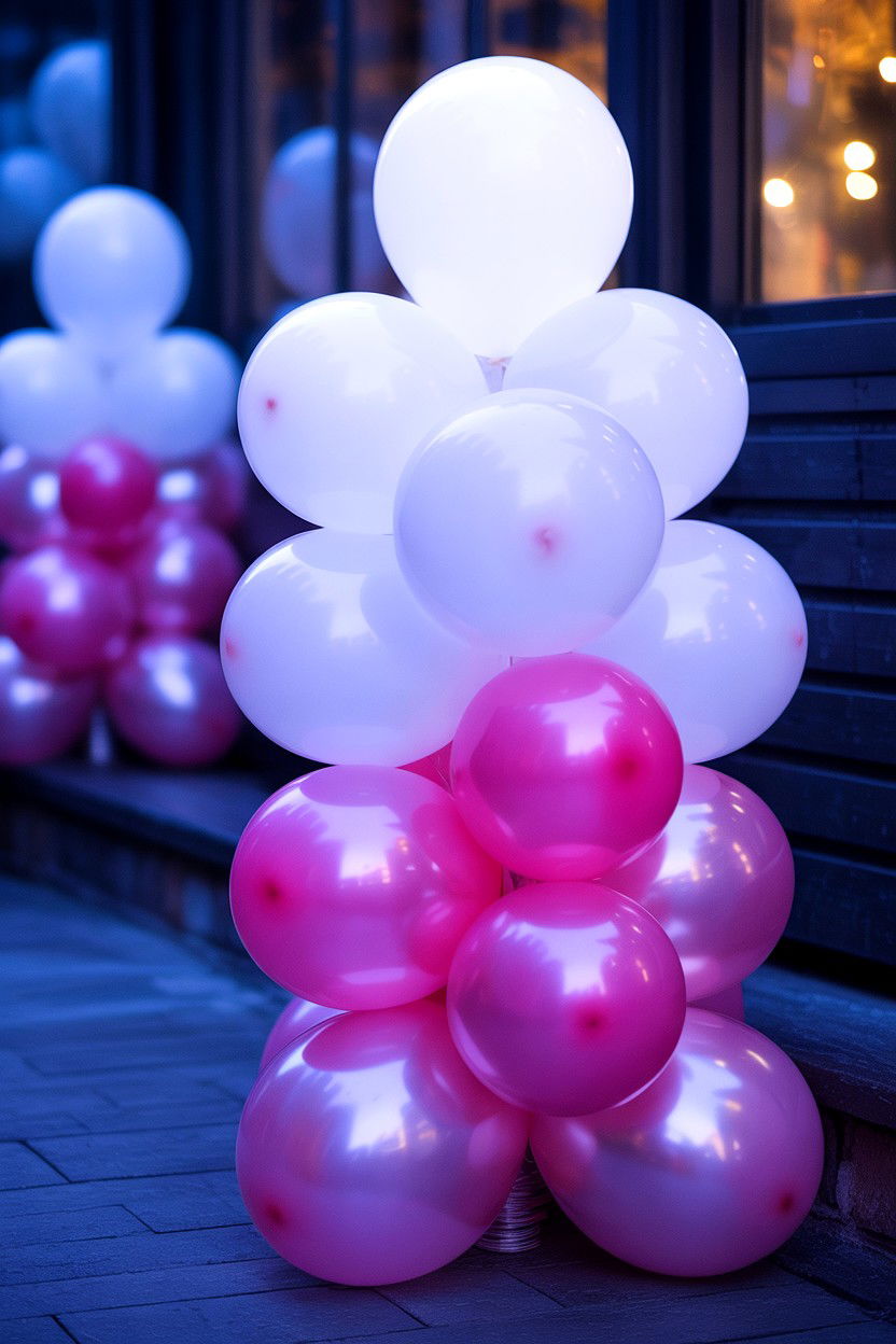 Led Light Up Balloon - 25 Valentine's Day Party Balloon Ideas