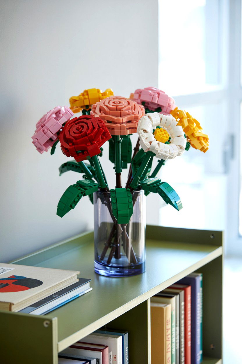 Lego flower bouquet - 25 Flower Alternatives for Valentine's Day