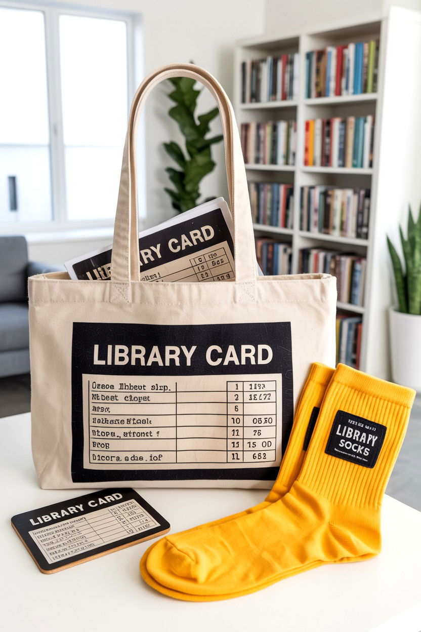 Library Card Themed Gifts - 25 Valentine's Day Book Lover Gift Basket Ideas