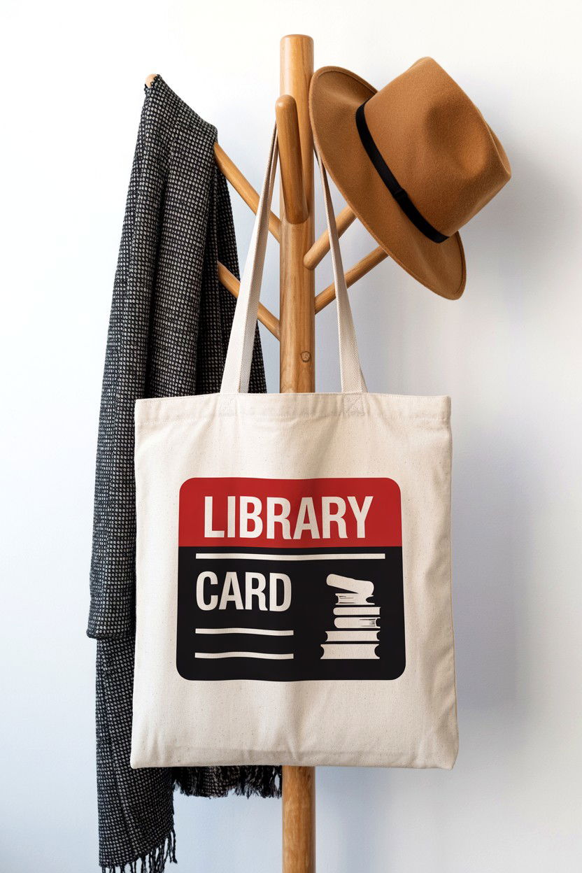 Library Tote Bag - 25 Bookworm Valentine's Day Gifts for Him