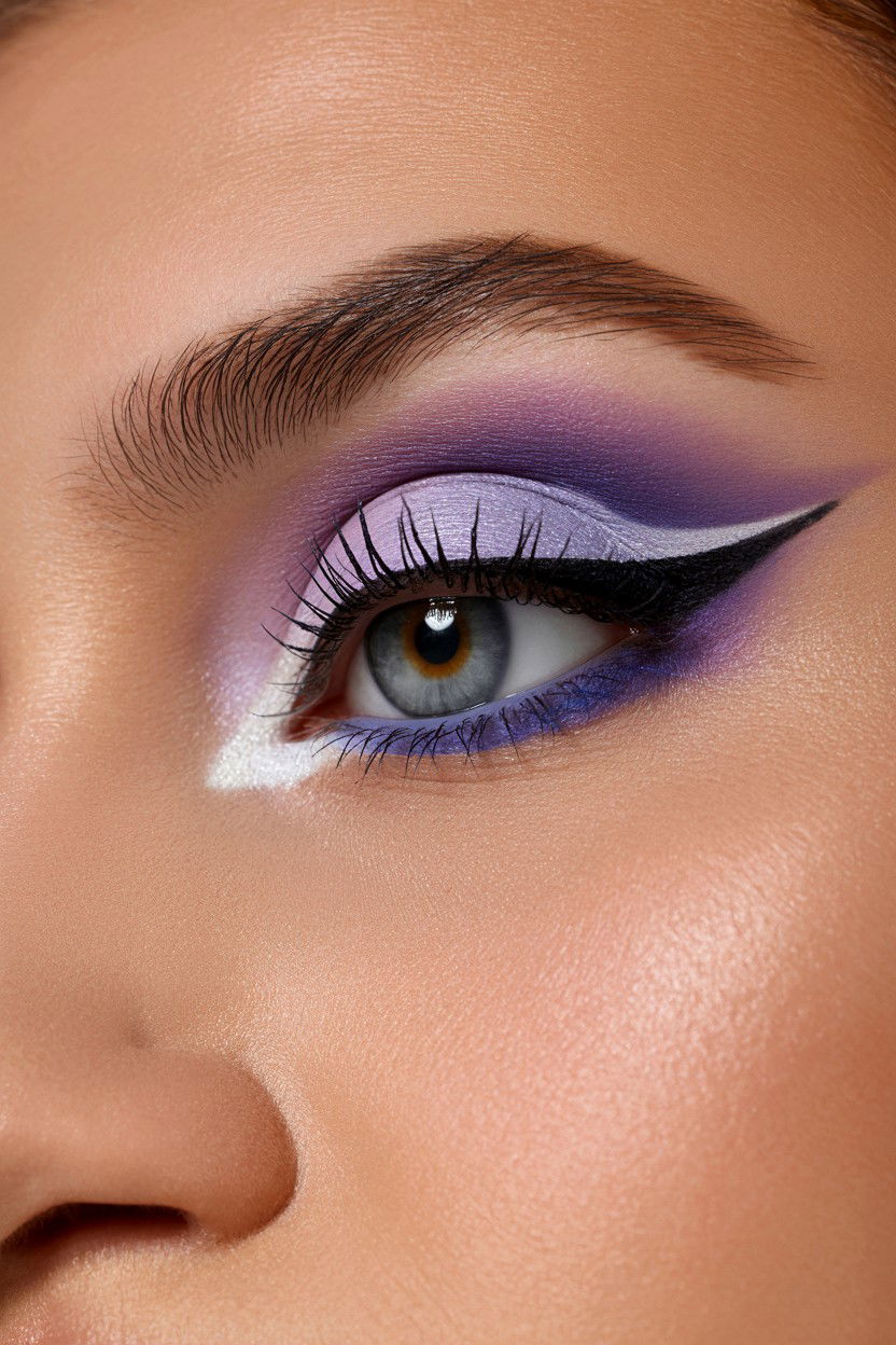 Lilac smoky eye - 25 Smoky Eye Valentine's Day Looks