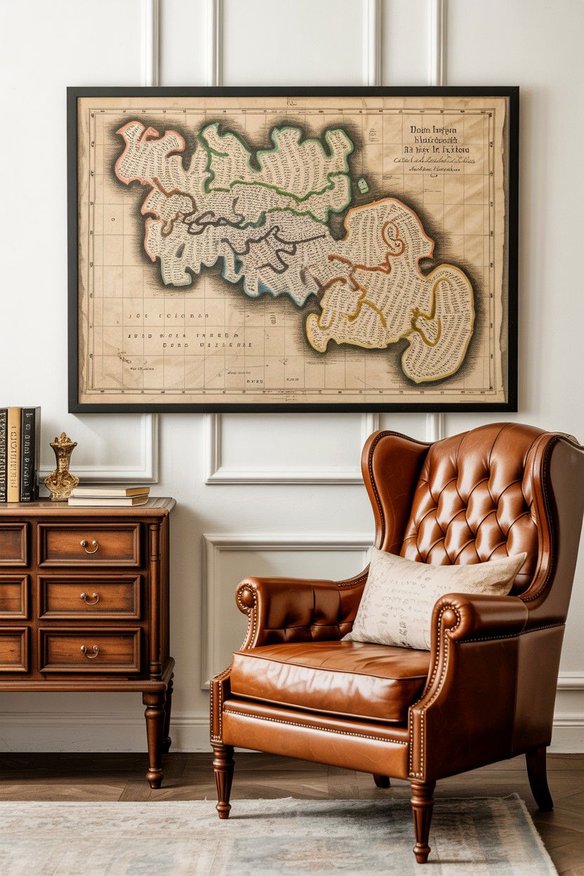 Literary Map - 25 Bookworm Valentine's Day Gifts for Him