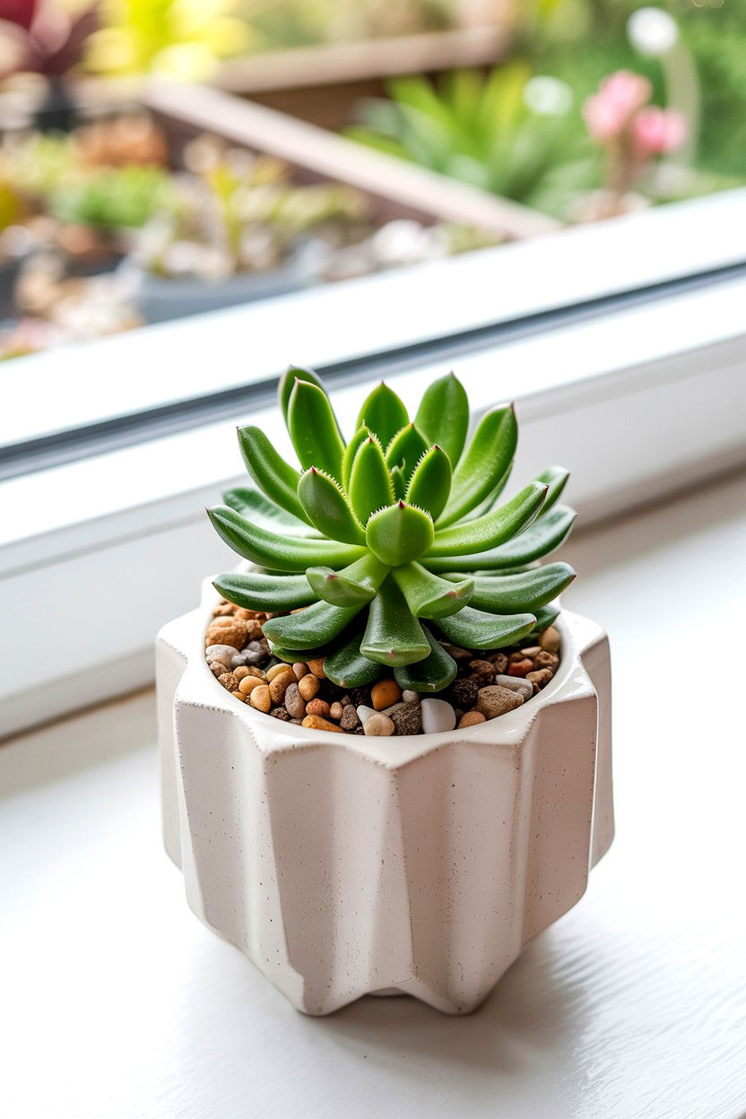 Live Potted Succulent - 25 Cheap Valentine's Day Gifts for Girlfriend