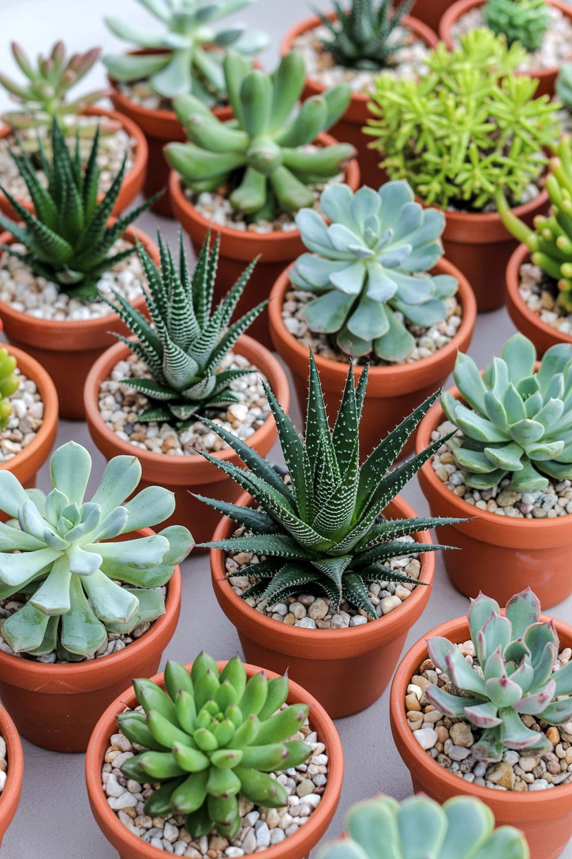 Live succulent collection - 25 Valentine's Day Calendar Gift Ideas