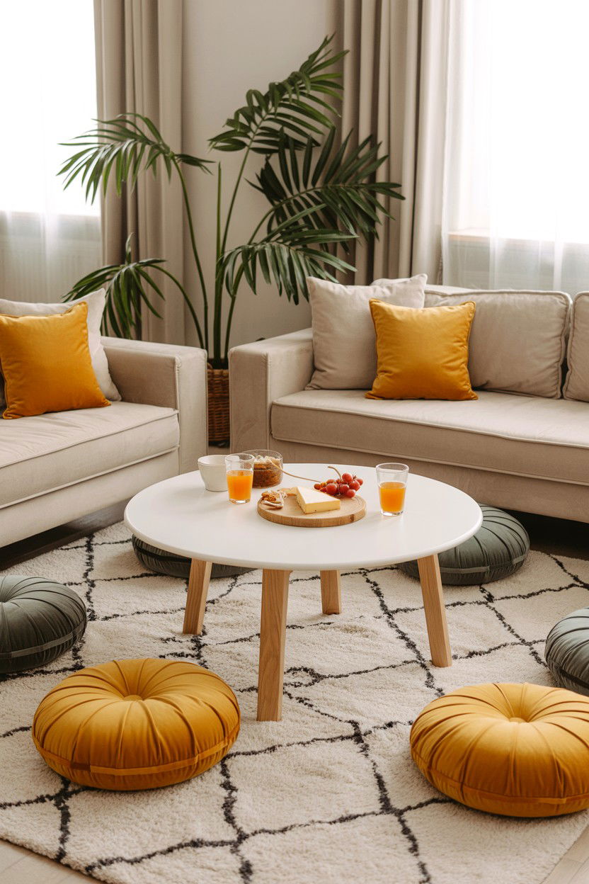 Living Room Indoor Picnic - 25 Valentine's Day Home Surprise Ideas