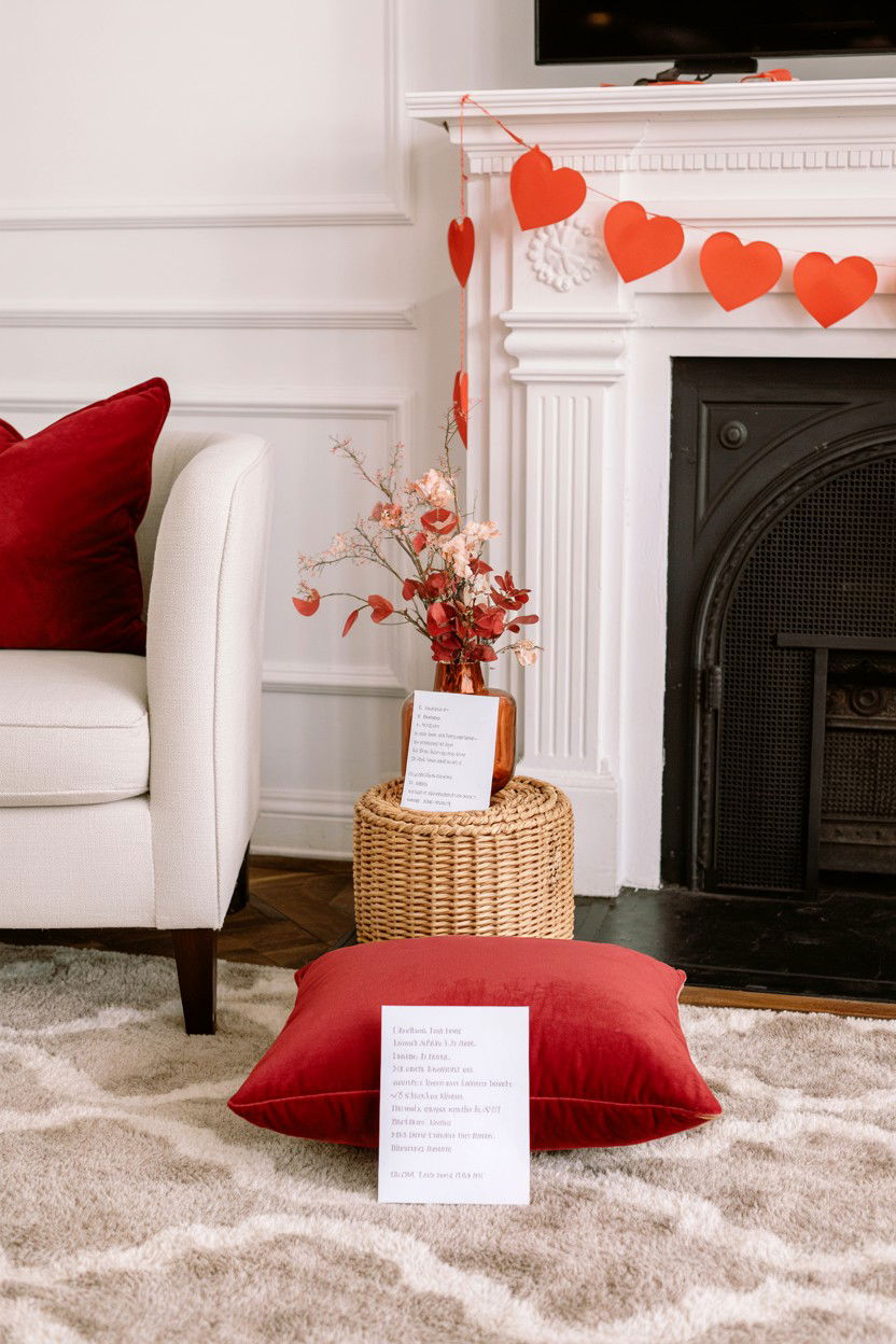 Living room valentine treasure hunt - 25 Valentine's Day Treasure Hunt Ideas
