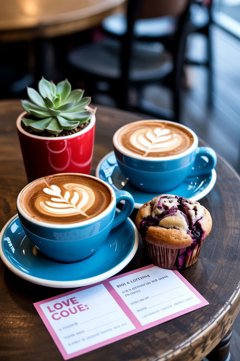 Local coffee shop date - 25 Valentine's Day Love Coupon Ideas