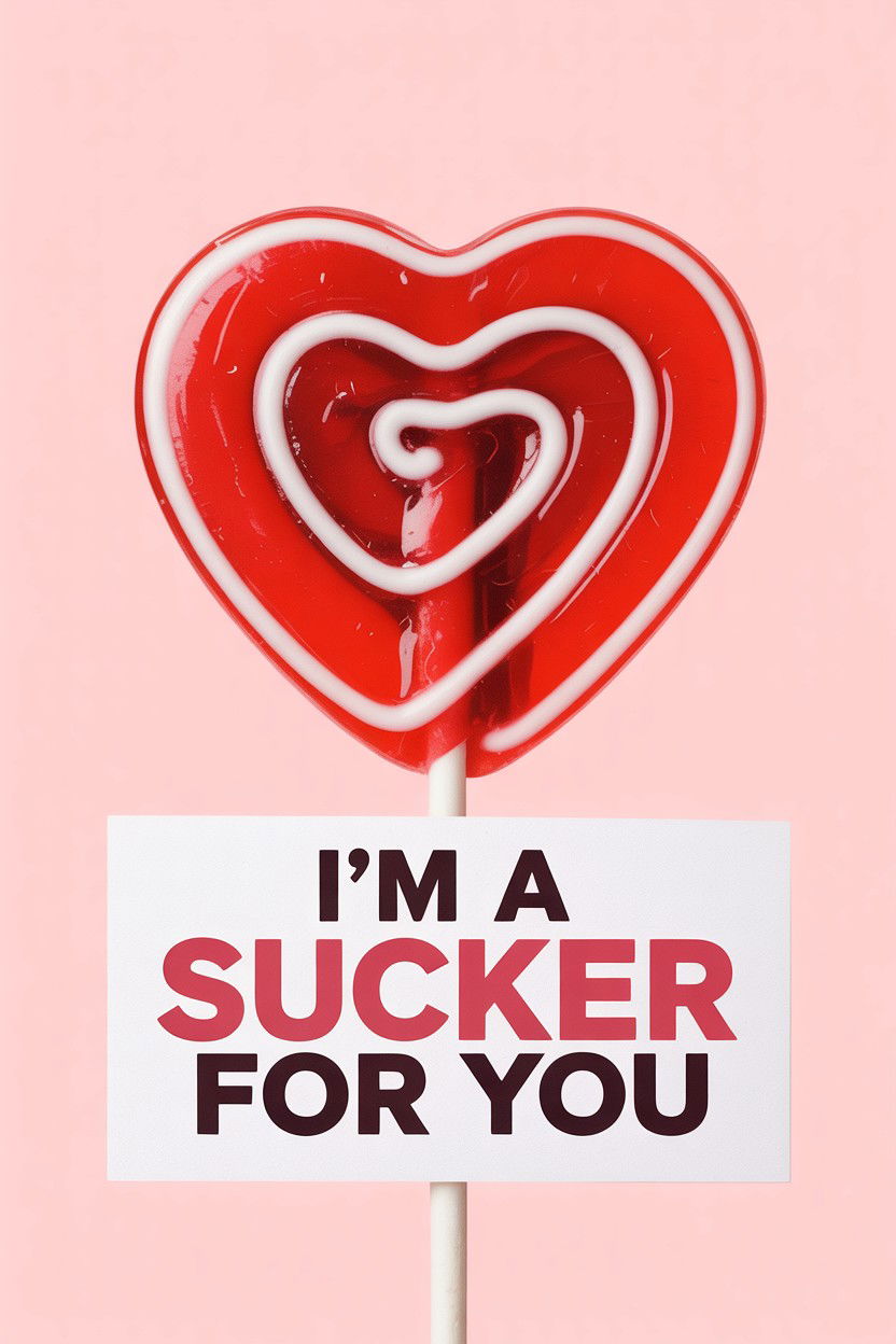 Lollipop valentine messages - 25 Valentine's Day Candy Sayings
