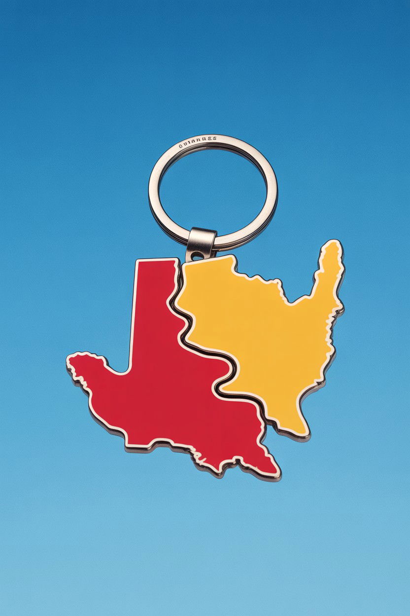 Long Distance Keyring - 25 Valentine's Day Gifts for Long Distance Partner