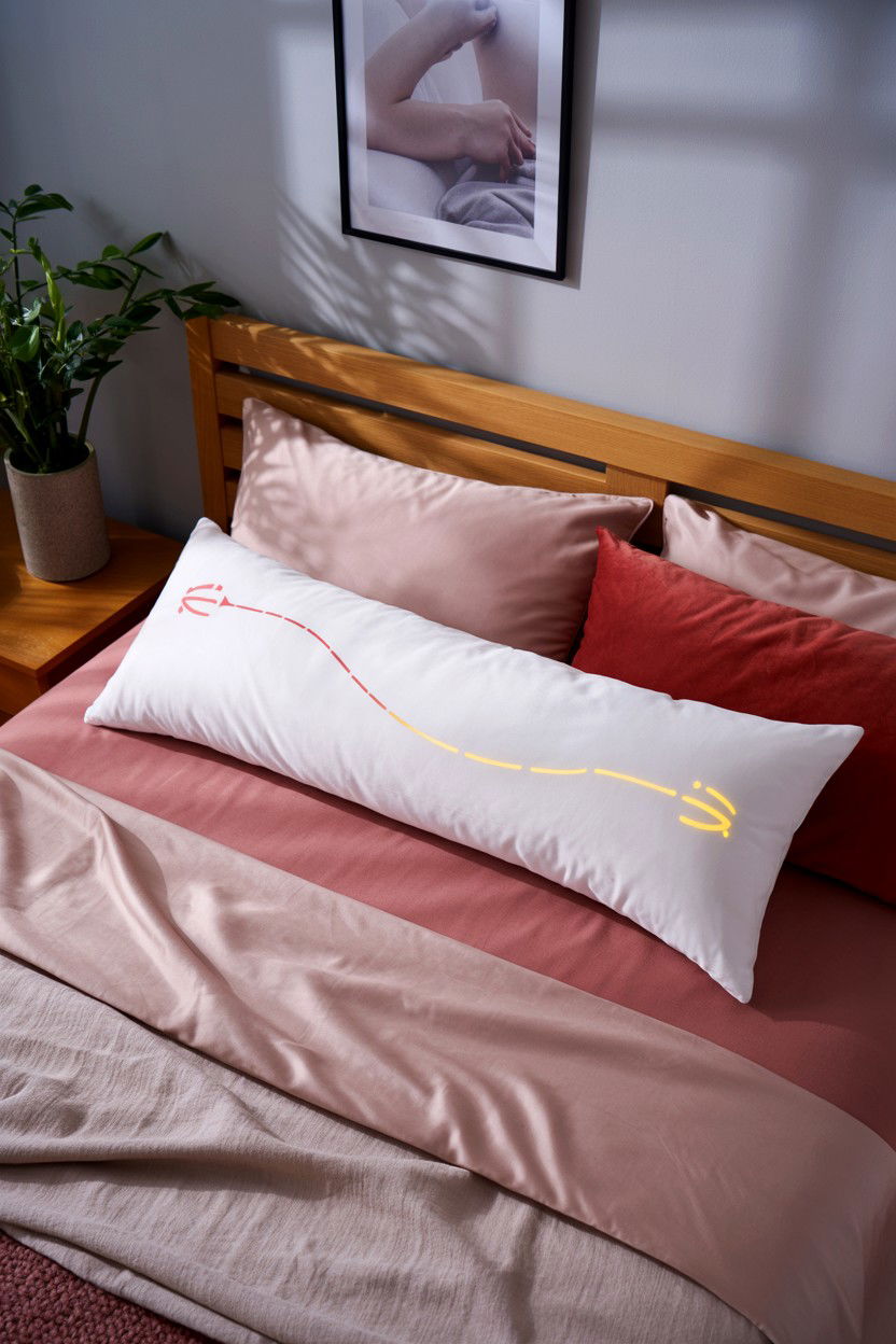 Long Distance Pillow - 25 Long Distance Valentine's Day Countdown Ideas