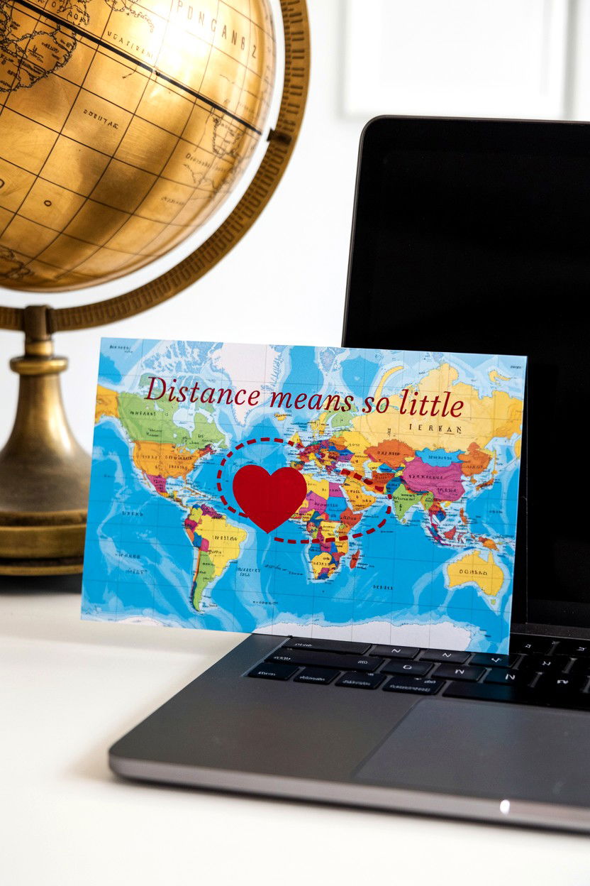 Long Distance Relationship Quote - 25 Cute Valentine's Day Sayings