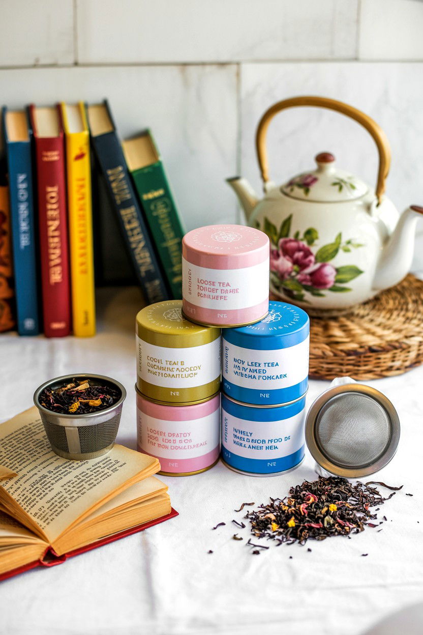 Loose Leaf Tea Gift Set For Readers - 25 Book Lover Valentine's Day Gifts