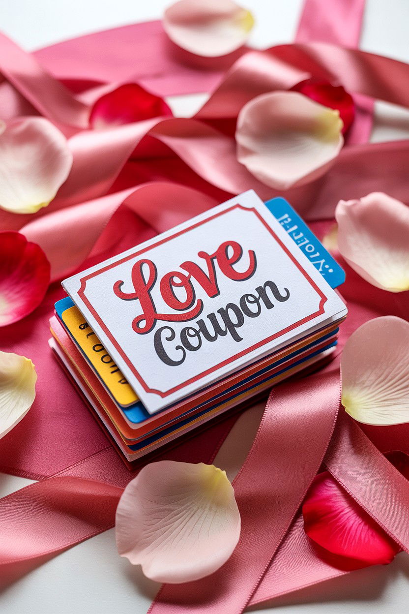Love Coupon Book - 25 Valentine's Day Love Games