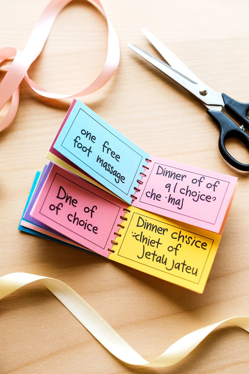 Love Coupon Book - 25 Budget Valentine's Day Surprise Ideas