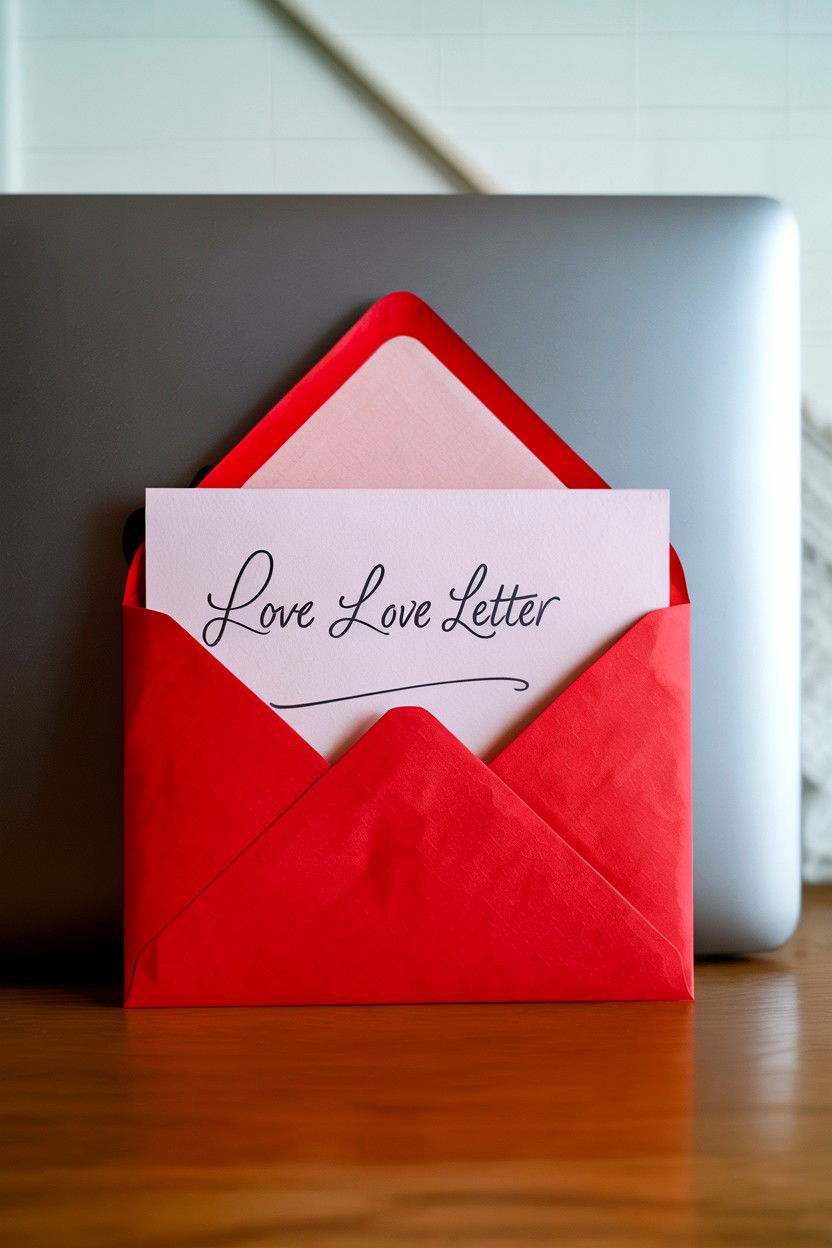Love Letter - 25 Valentine's Day Desk Surprise Ideas