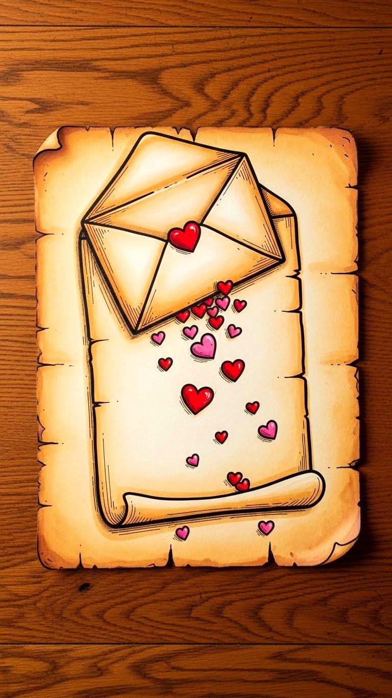 Love Letter Drawing - 25 valentine's day drawings