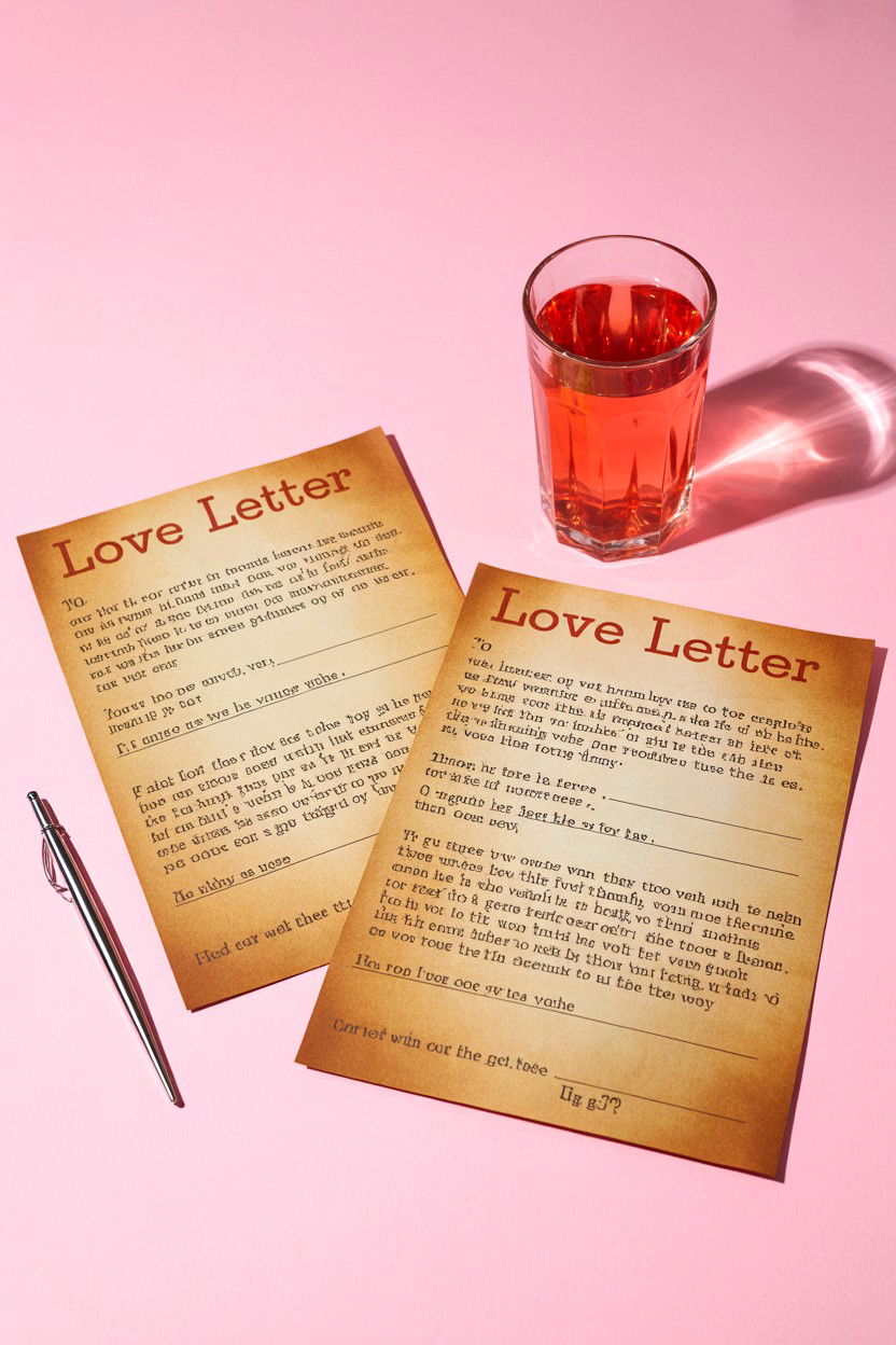 Love Letter Drinking Game - 25 Valentine's Day Drinking Games