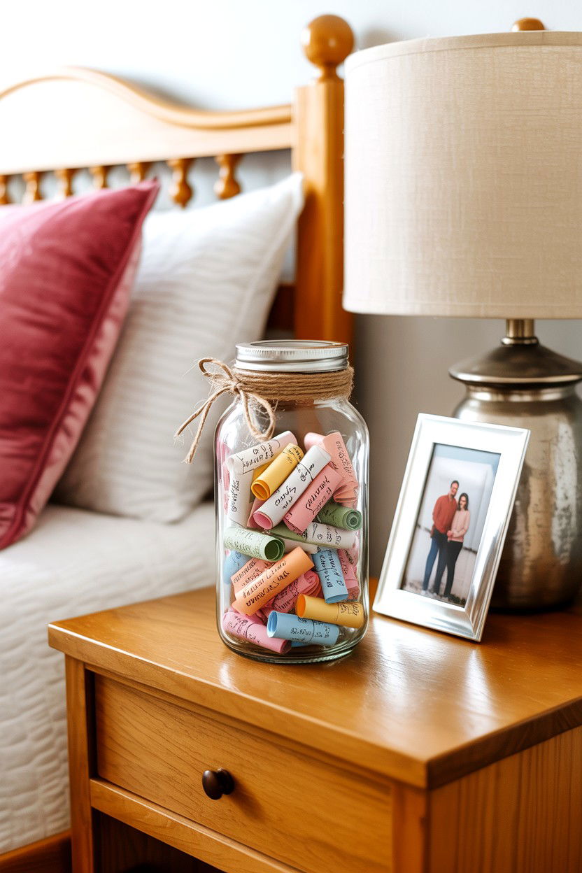 Love Letter Jar - 25 Valentine's Day Surprise Ideas for Wife
