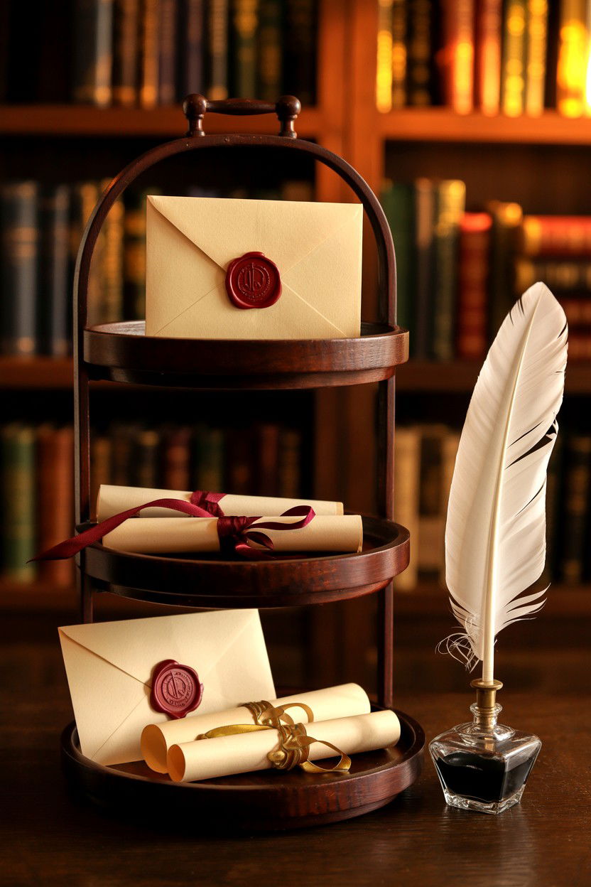 Love Letter Tiered Tray - 25 Cute Valentine's Day Tiered Tray Ideas