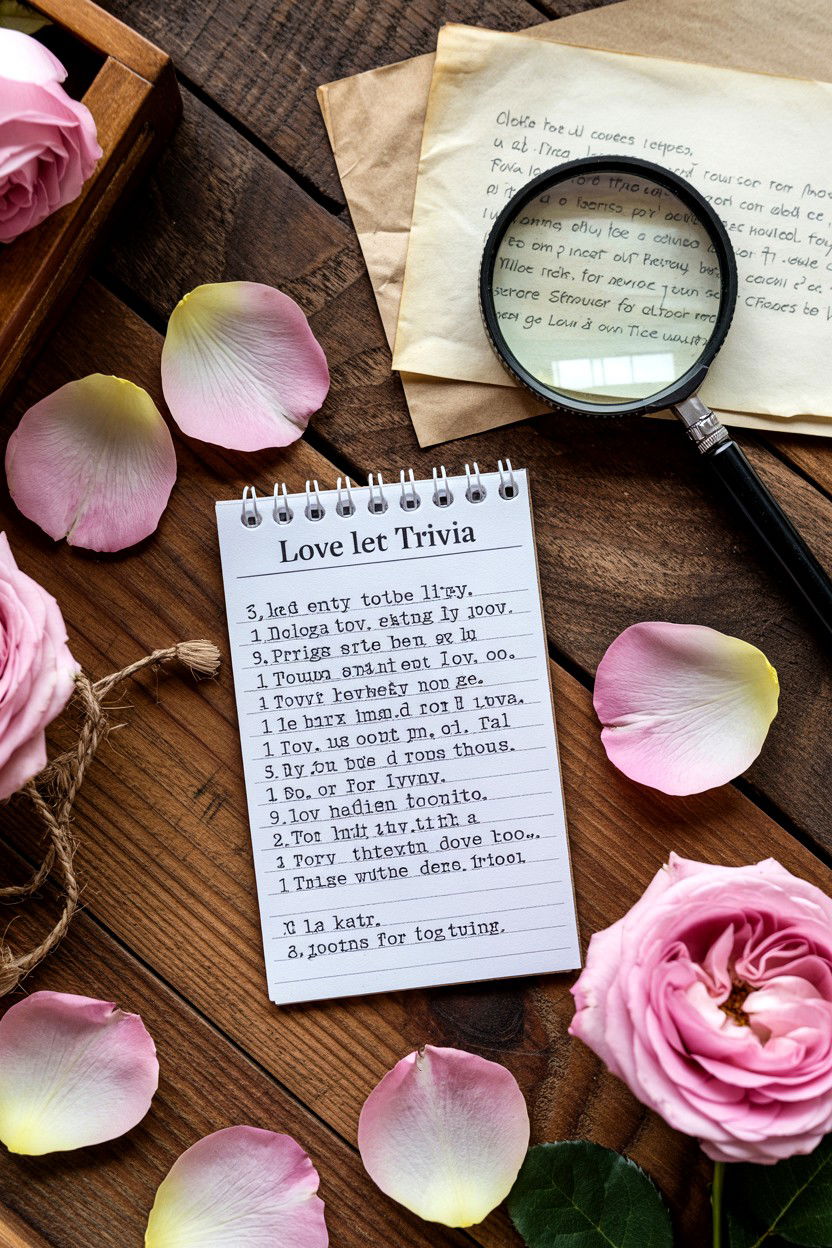 Love Letter Trivia - 25 Valentine's Day Love Games