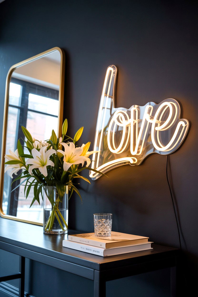 Love Neon Sign - 25 Valentine's Day Neon Sign Ideas