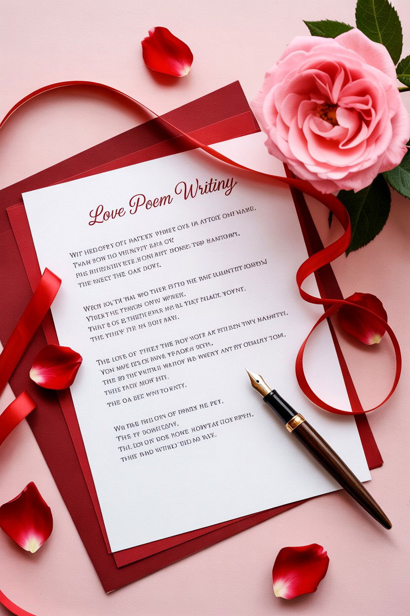 Love Poem Writing Paper - 25 Valentine's Day Stationery Ideas