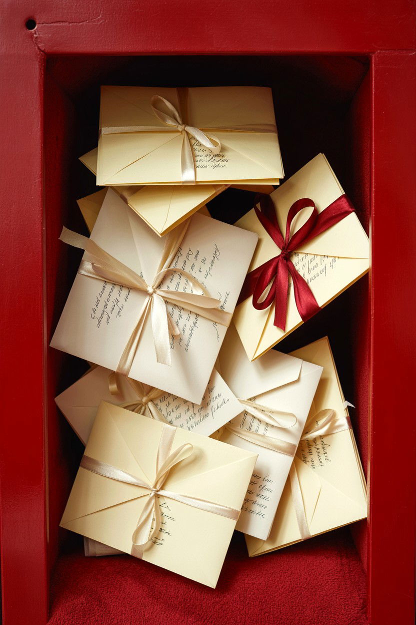 Love letter box - 25 Valentine's Day Memory Box Ideas
