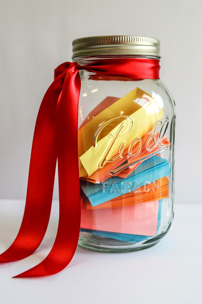 Love letter jar - 25 Valentine's Day Surprise Ideas for Husband