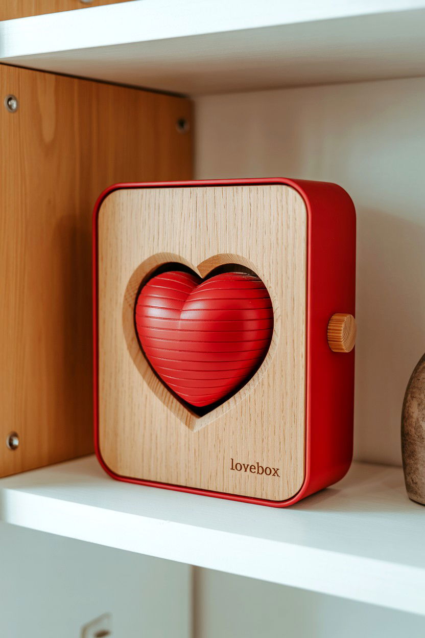 Lovebox spinning heart messenger - 25 Long Distance Valentine's Day Gifts for Girlfriend