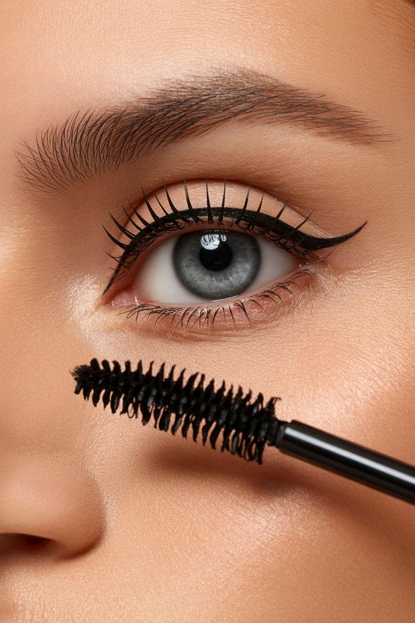 Lower Lash Mascara - 25 Valentine's Day Doe Eye Makeup