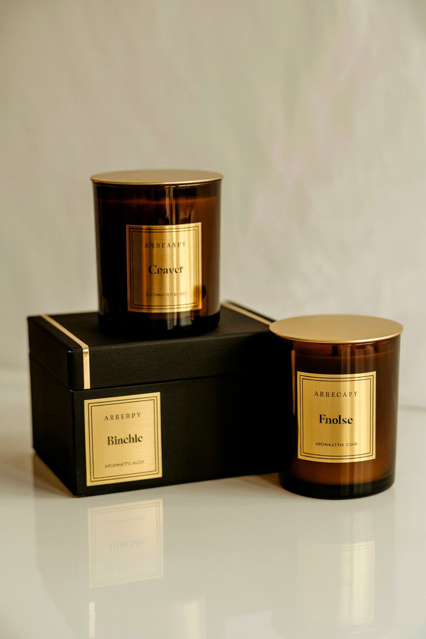 Luxury Aromatherapy Candle Set - 25 Valentine's Day Candle Gift Set Ideas