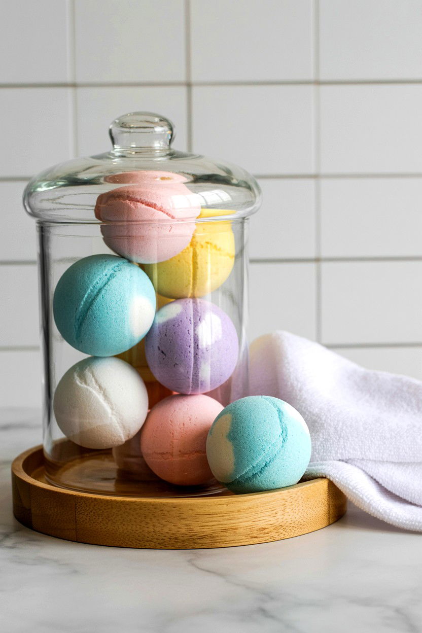 Luxury Bath Bomb Collection - 25 Valentine's Day Bath Gift Basket Ideas